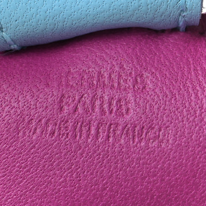 Hermes Milo Lambskin Grigri Rodeo Horse Bag Charm PM Rose Pourpre Cornaline Celeste 4 of 6