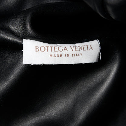 Bottega Veneta Metallic Bark Calfskin Embossed The Pouch Oversized Clutch Oro 7 of 11