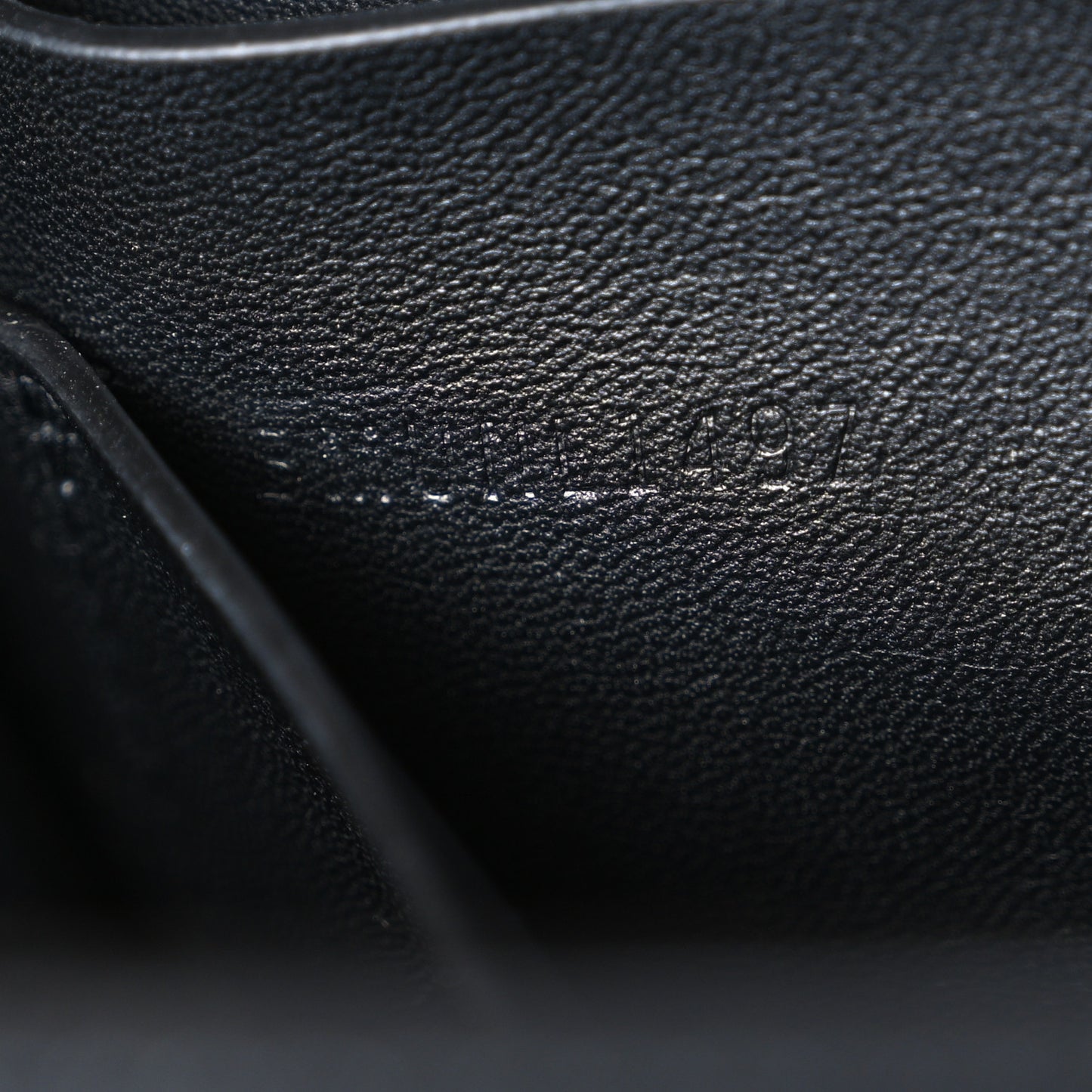 Smooth Calfskin Two Tone Small Grace Bag Black