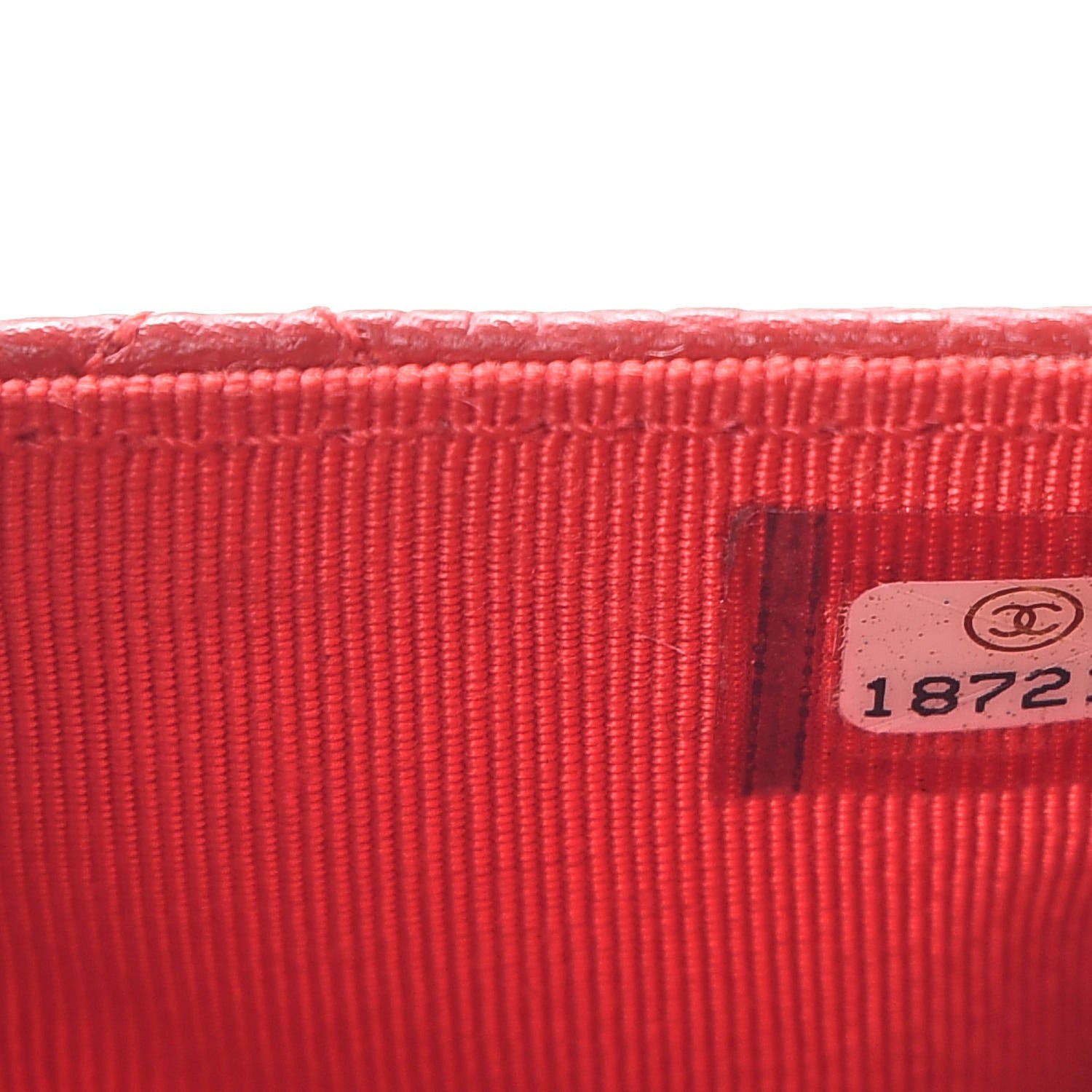 Chanel Caviar Quilted Wallet on Chain WOC Red 8 of 9