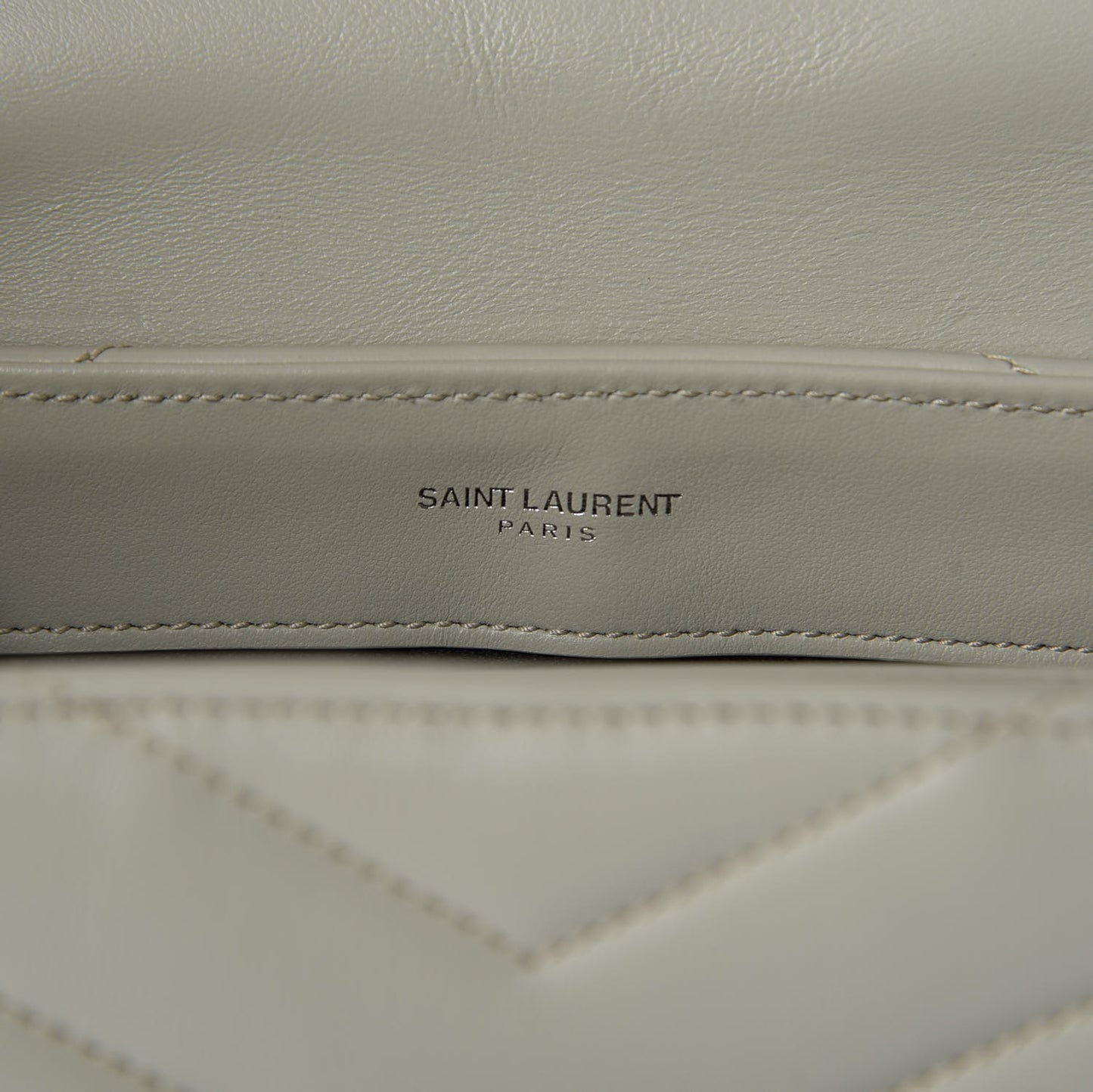 Calfskin Y Quilted Monogram Toy Loulou Crossbody Bag Ivory