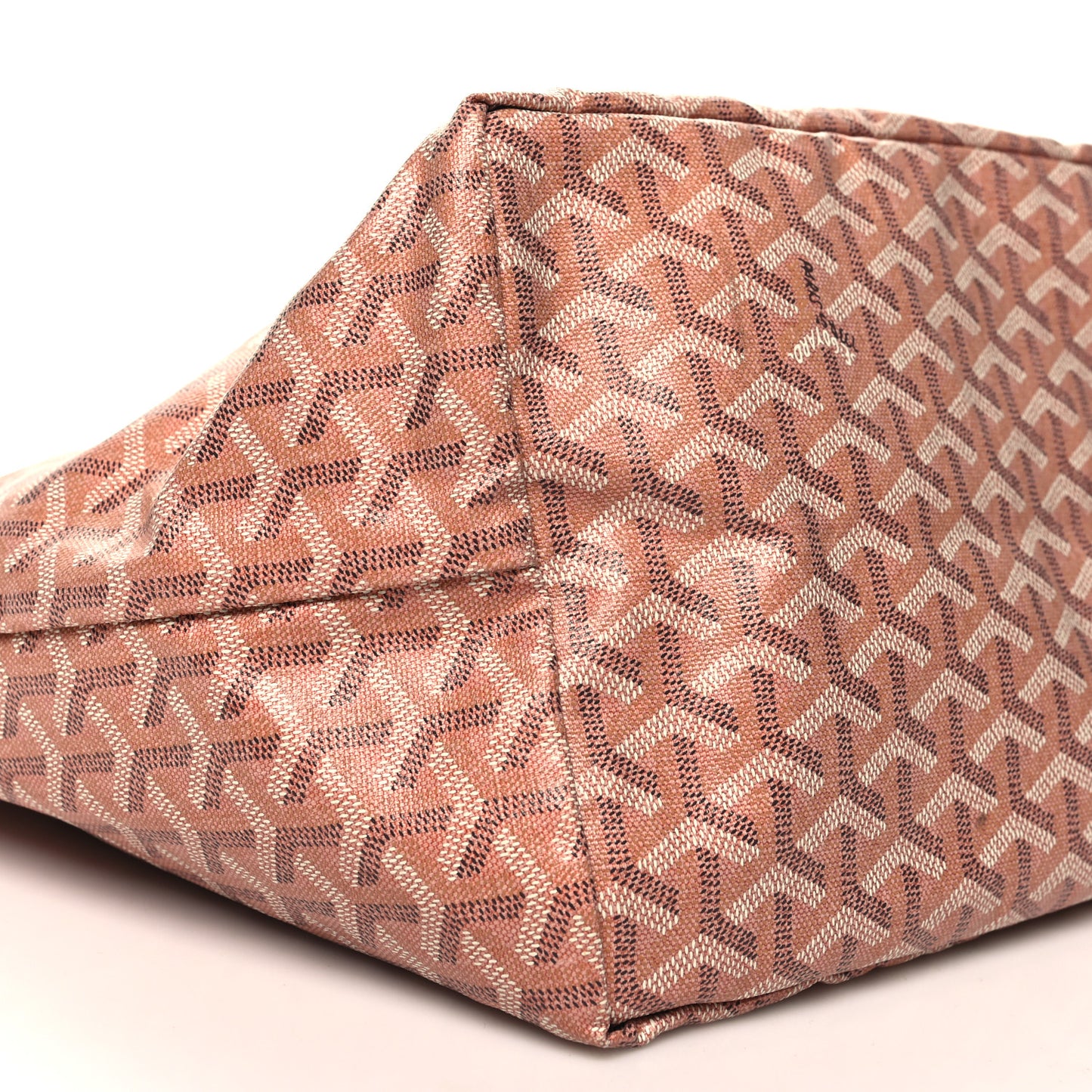 Iridescent Goyardine Saint Louis GM Pearly Coral