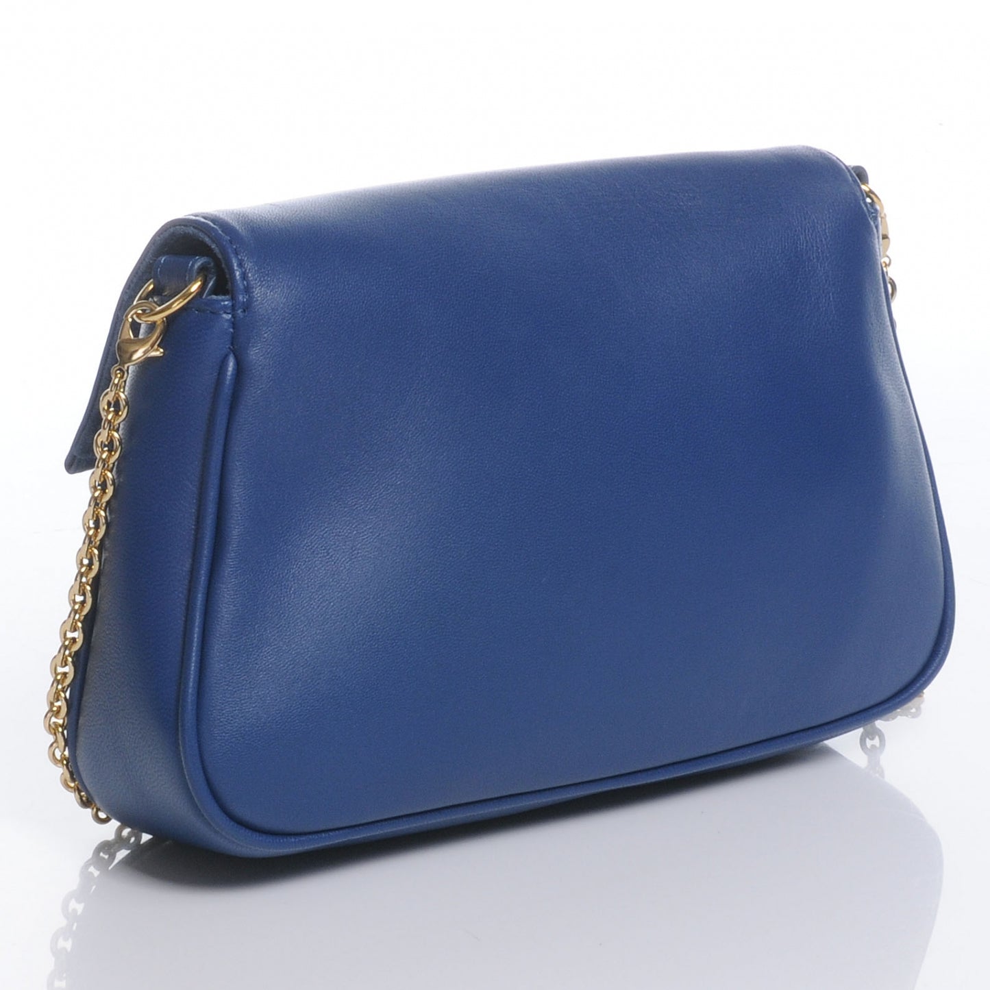 Nappa Fendista Pouchette Crossbody Iris