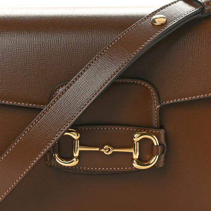 Gucci Azalea Calfskin Horsebit 1955 Shoulder Bag Brown Sugar 7 of 9