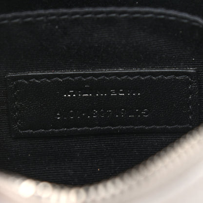 Saint Laurent Calfskin Matelasse Monogram Lou Belt Bag Grey 6 of 8
