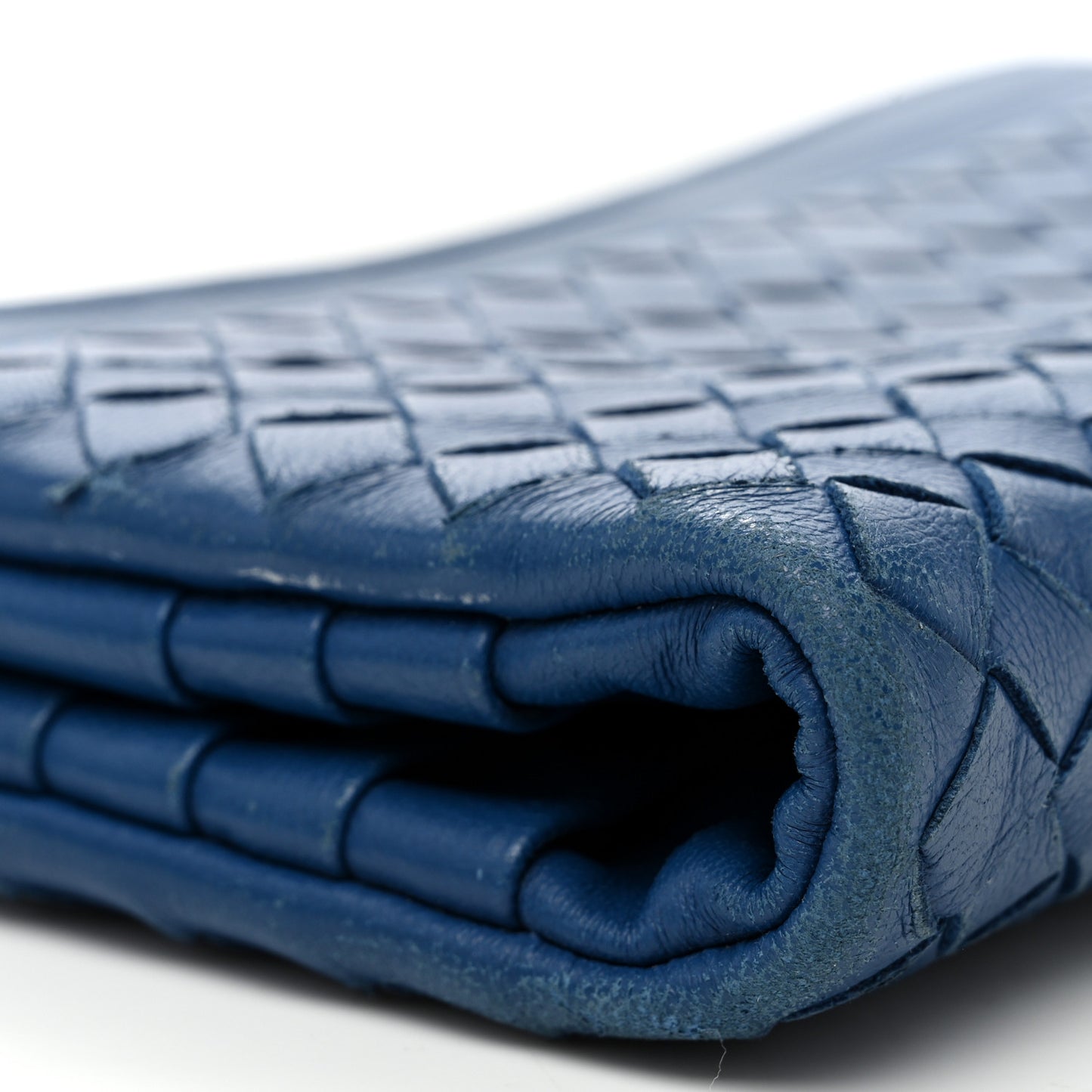 Nappa Intrecciato Fold Over Wallet Empire