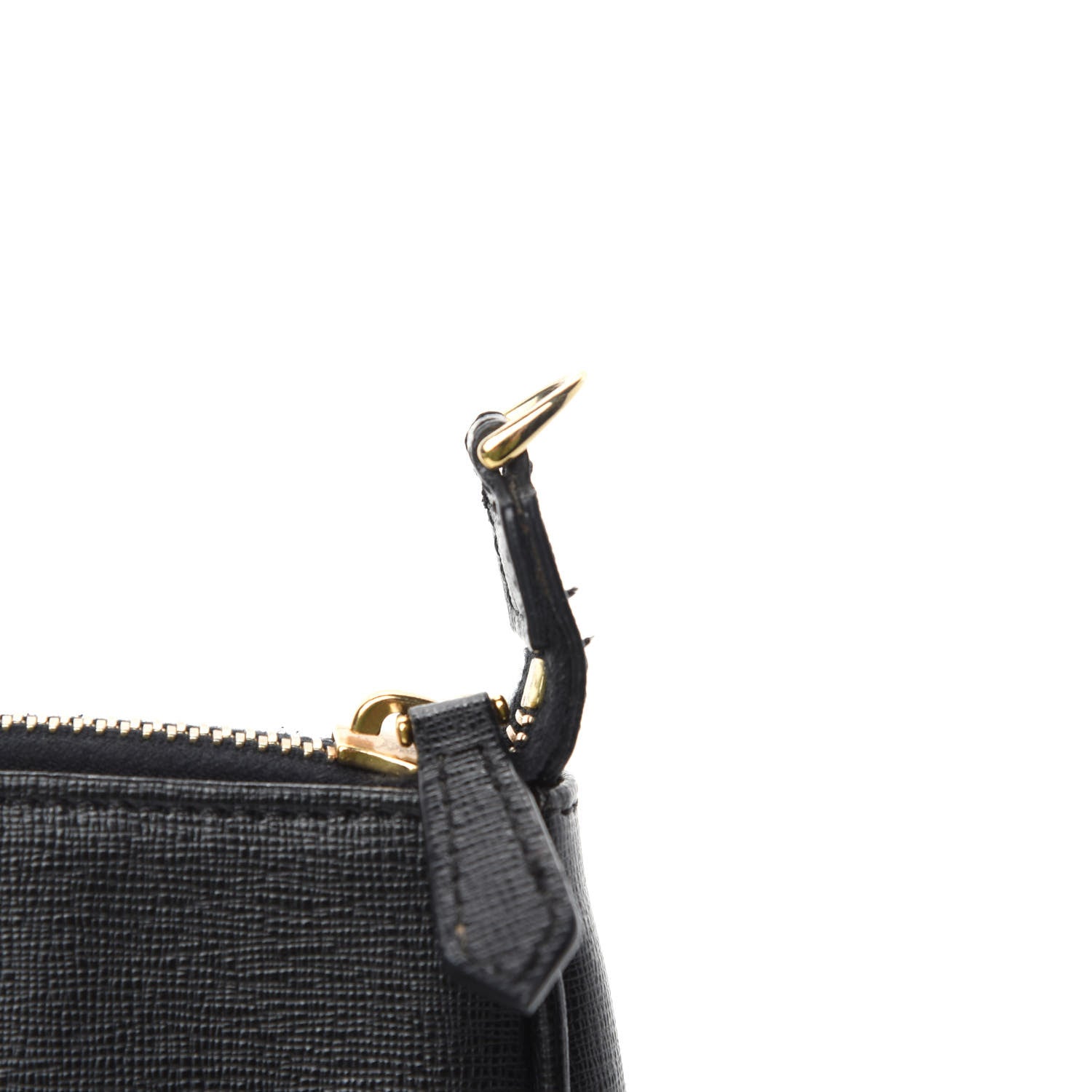 Fendi Vitello Elite Mini Pouch Crossbody Black 8 of 12
