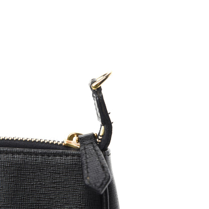 Fendi Vitello Elite Mini Pouch Crossbody Black 8 of 12