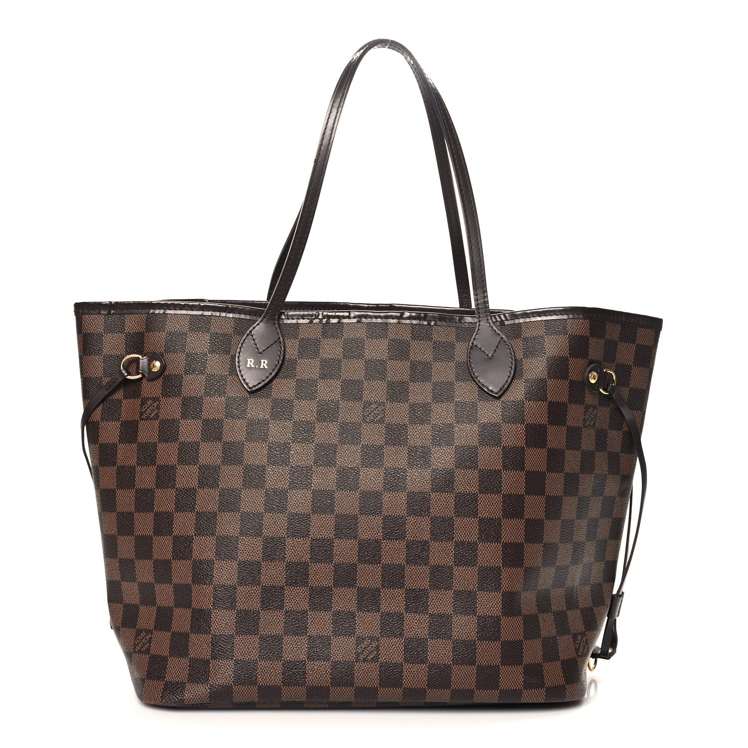 Louis Vuitton Damier Ebene Neo Neverfull MM  Rose Ballerine 1 of 9
