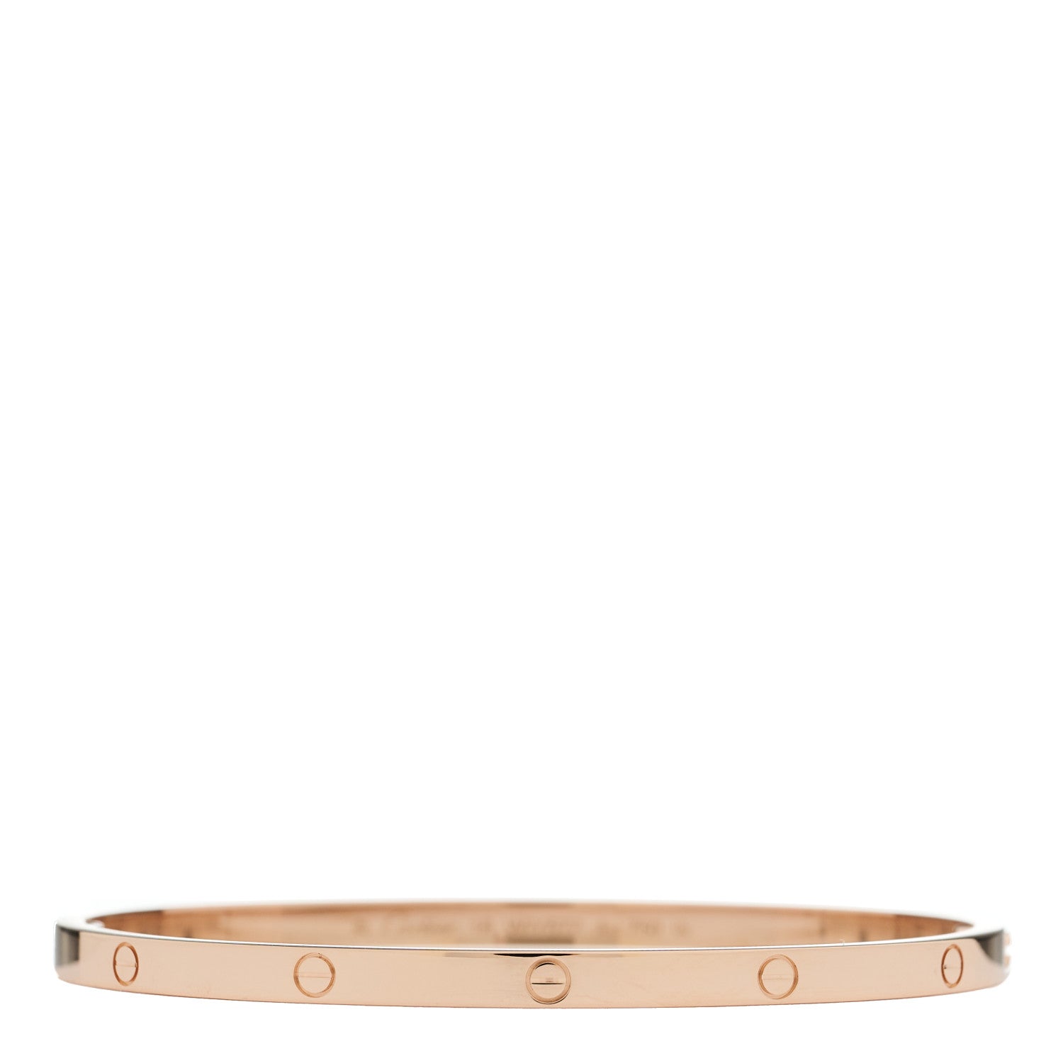Cartier 18K Pink Gold Small LOVE Bracelet 18 1 of 9