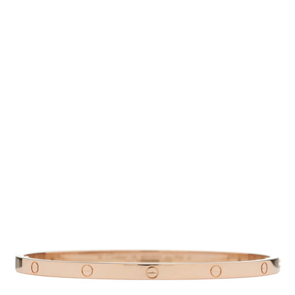 Cartier 18K Pink Gold Small LOVE Bracelet 18 1 of 9