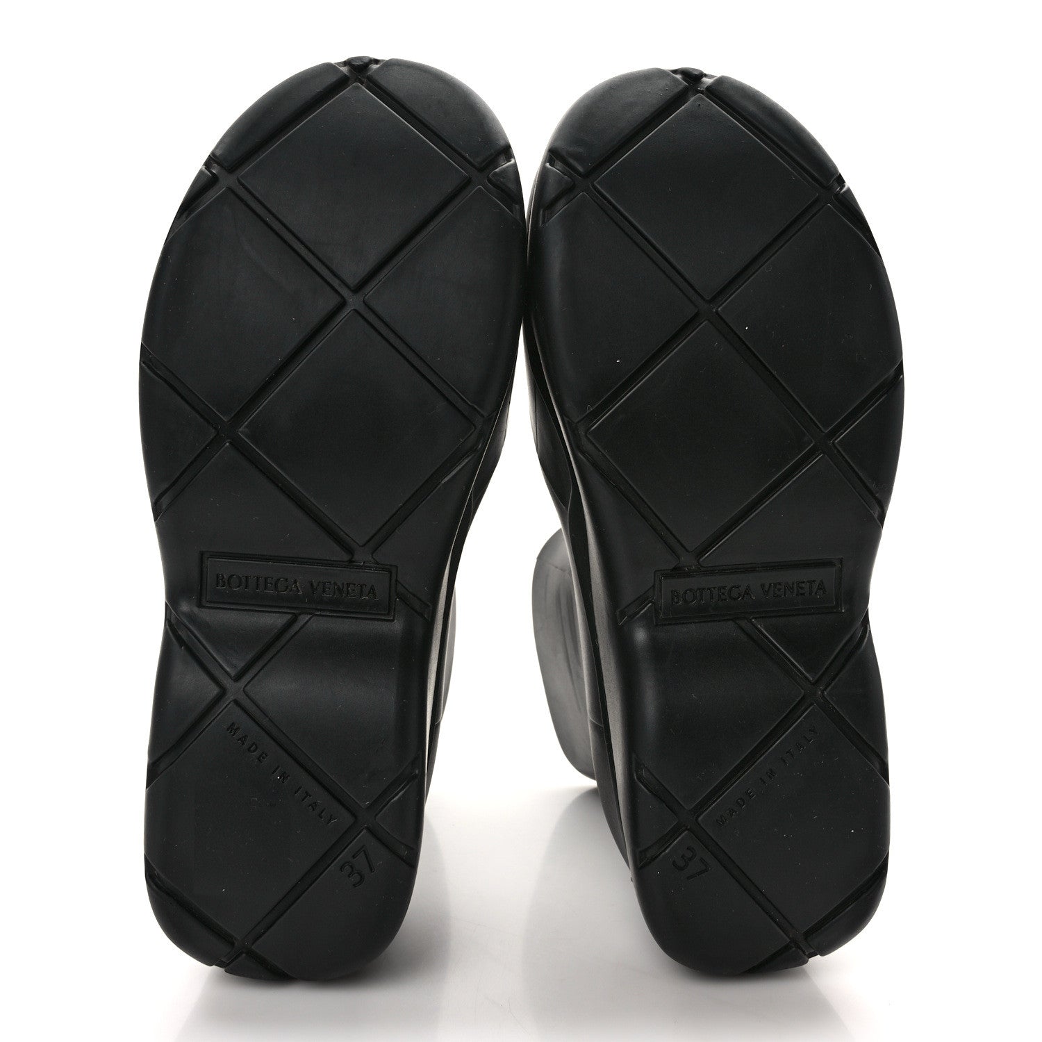 Bottega Veneta Rubber Puddle Ankle Boots 37 Black 5 of 9