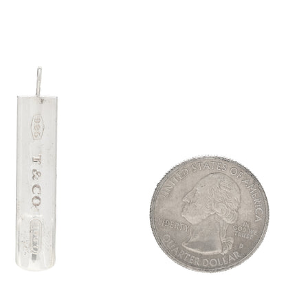 Tiffany Sterling Silver 1837 Bar Pendant 2 of 5