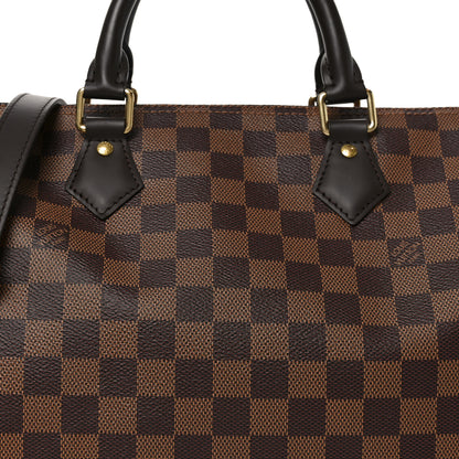 Louis Vuitton Damier Ebene Speedy Bandouliere 30 8 of 10
