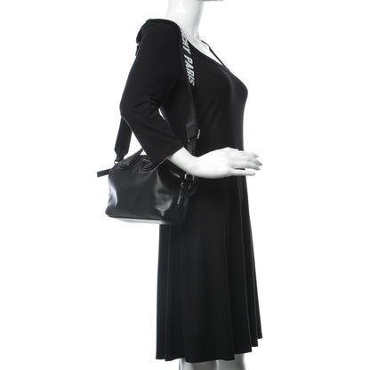 Givenchy Waxed Calfskin Micro Nightingale Logo Strap Black 2 of 8