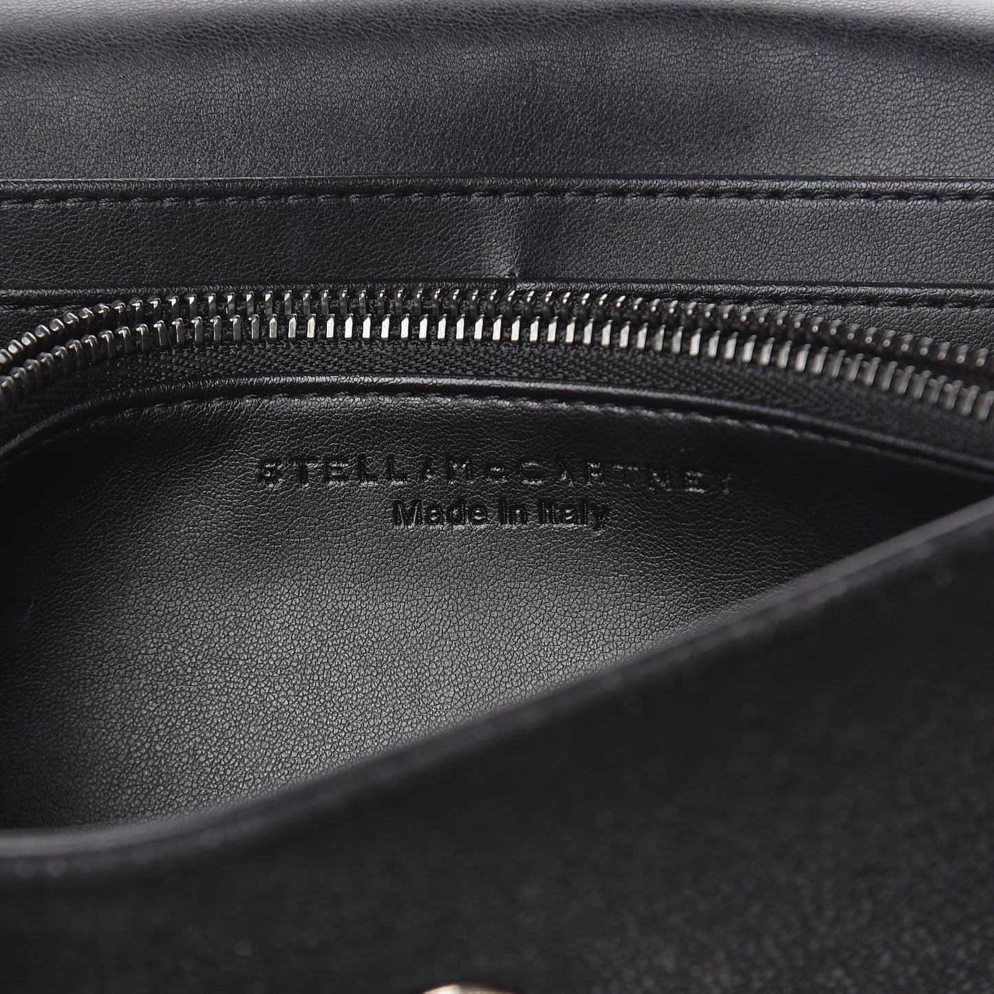 Shaggy Deer Falabella Flap Wallet Black