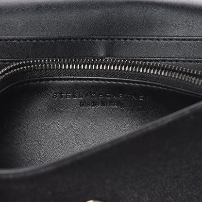 Stella McCartney Shaggy Deer Falabella Flap Wallet Black 9 of 11