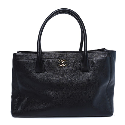 Chanel Calfskin Cerf Executive Shopper Tote Black 1 of 10