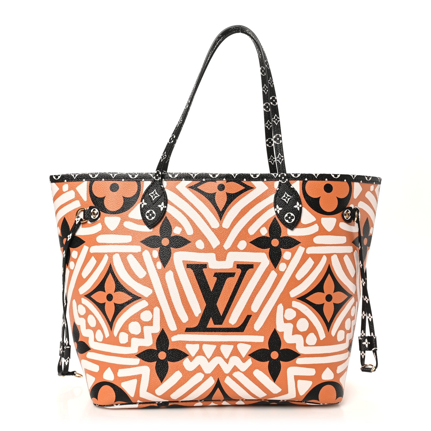 Louis Vuitton Monogram Giant Crafty Neverfull MM Creme Caramel 1 of 9