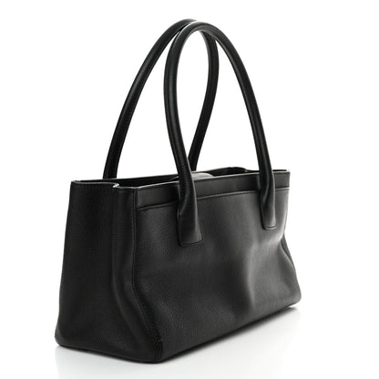 Chanel Caviar Medium Cerf Executive Shopper Tote Black 4 of 12