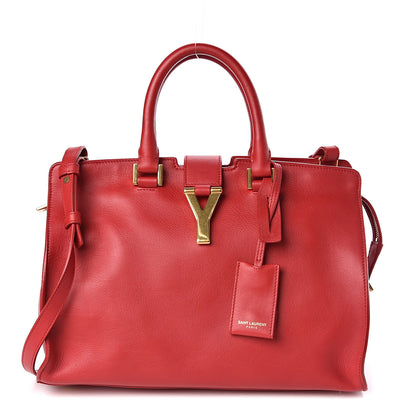 Saint Laurent Calfskin Small Classic Y Cabas Red 1 of 12