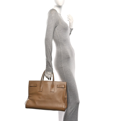 Saint Laurent Calfskin Large Sac de Jour Carryall Natural 2 of 10