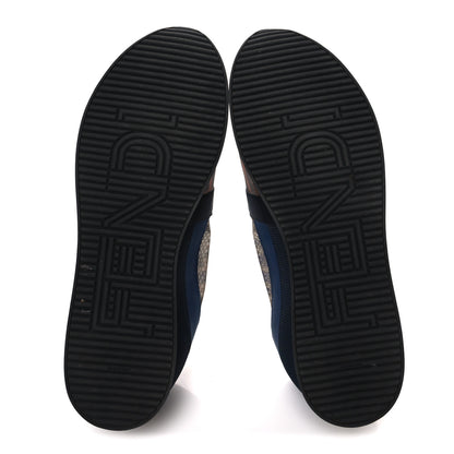 Fendi Technical Mesh FF Sneakers 39 Tobacco Navy 7 of 12