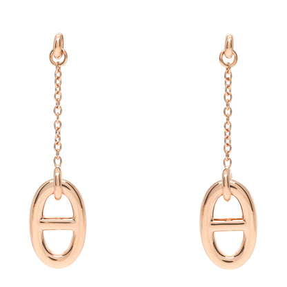 Hermes 18K Rose Gold PM Farandole Drop Earrings 1 of 3
