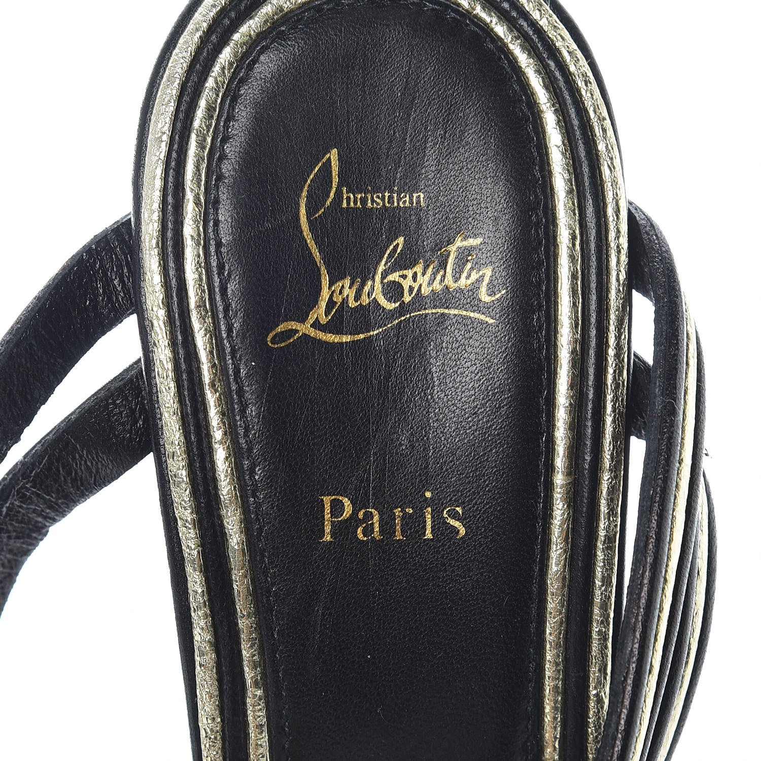 Christian Louboutin Nappa Zenobissima 85 Sandals 37 Black 9 of 13