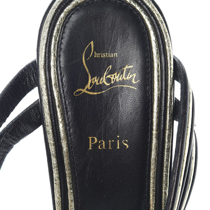 Christian Louboutin Nappa Zenobissima 85 Sandals 37 Black 9 of 13