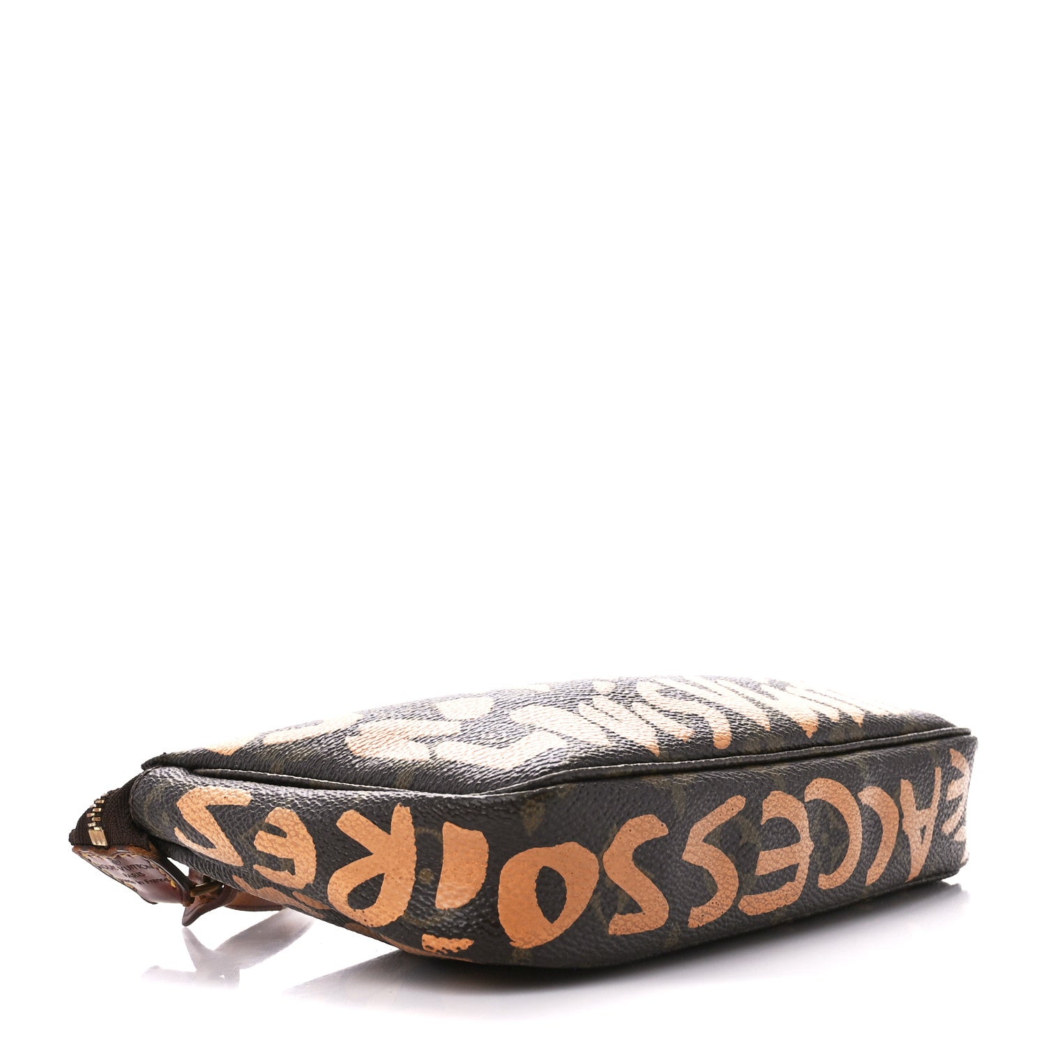 Louis Vuitton Monogram Graffiti Pochette Accessories Peach 5 of 12