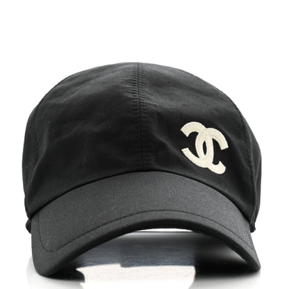 Chanel Cotton CC Cap Hat Black 3 of 10