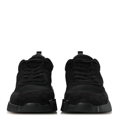 Hermes Technical Mesh Suede Goatskin Bouncing Sneakers 43 Black 3 of 13