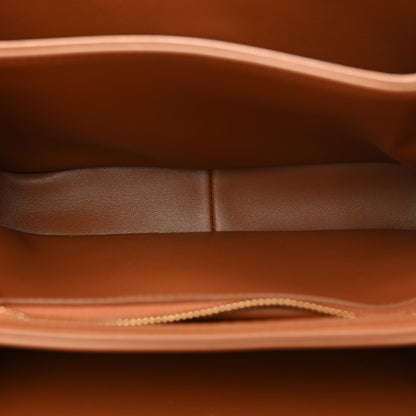 Celine Textile Natural Calfskin Teen Triomphe White Tan 5 of 11