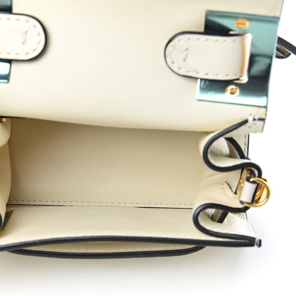 Valentino Garavani Vitello Mini My Rockstud Frame Bag Light Ivory 5 of 11