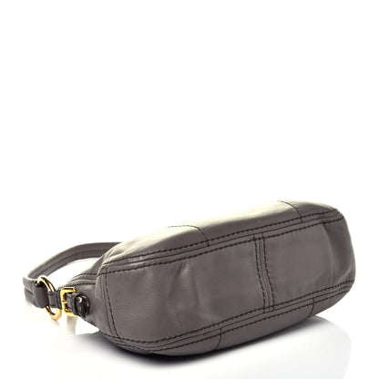 Prada Soft Calfskin Shoulder Bag Bambu 4 of 10