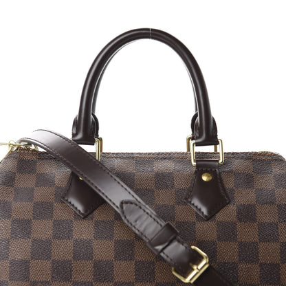 Louis Vuitton Damier Ebene Speedy Bandouliere 25 10 of 10