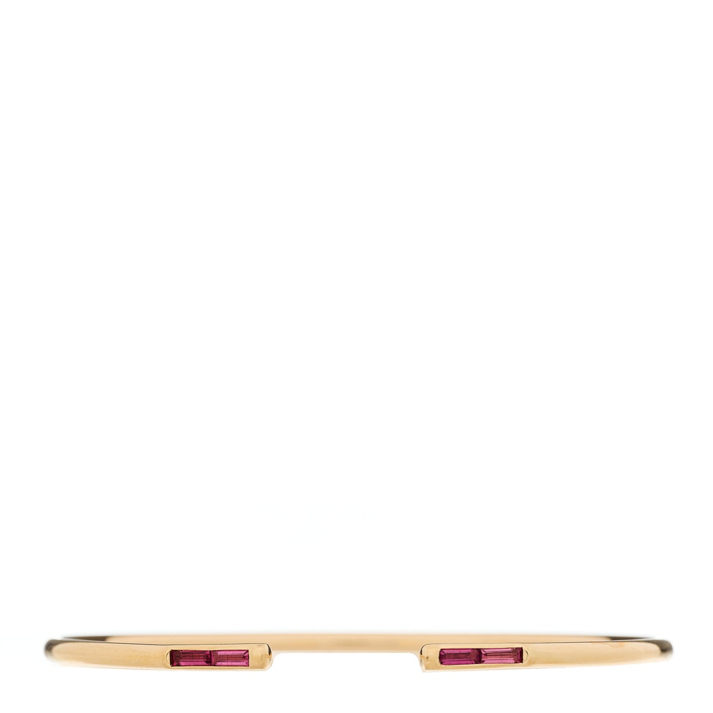 18K Rose Gold Rubellite Tourmaline Sparklers Wire Bracelet