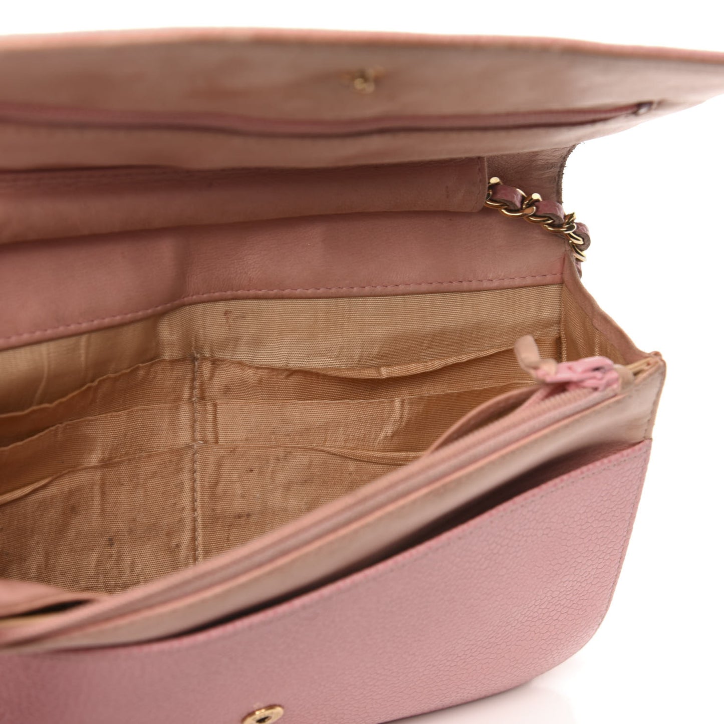 Caviar Timeless CC Wallet On Chain WOC Light Pink