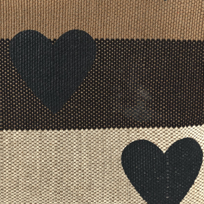 Burberry Mega Check Heart Print Peyton Crossbody Clutch Bag Black 14 of 16