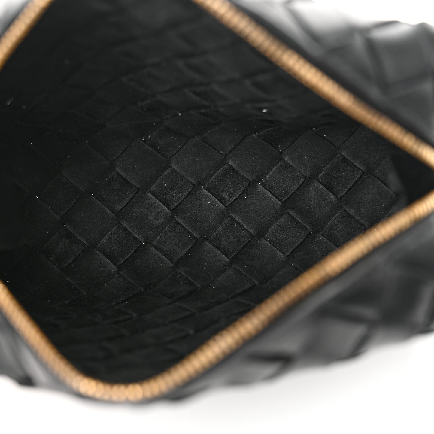 Nappa Intrecciato Mini Loop Camera Bag Black