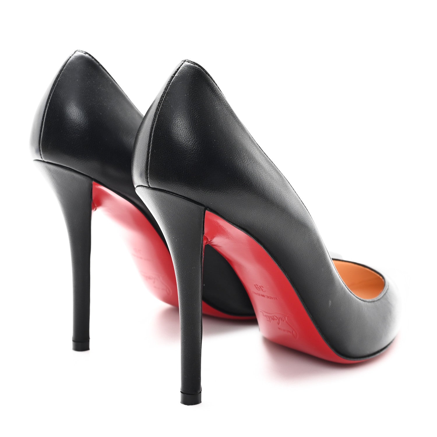 Christian Louboutin Nappa Apostrophy 100 Pumps 39 Black 5 of 9