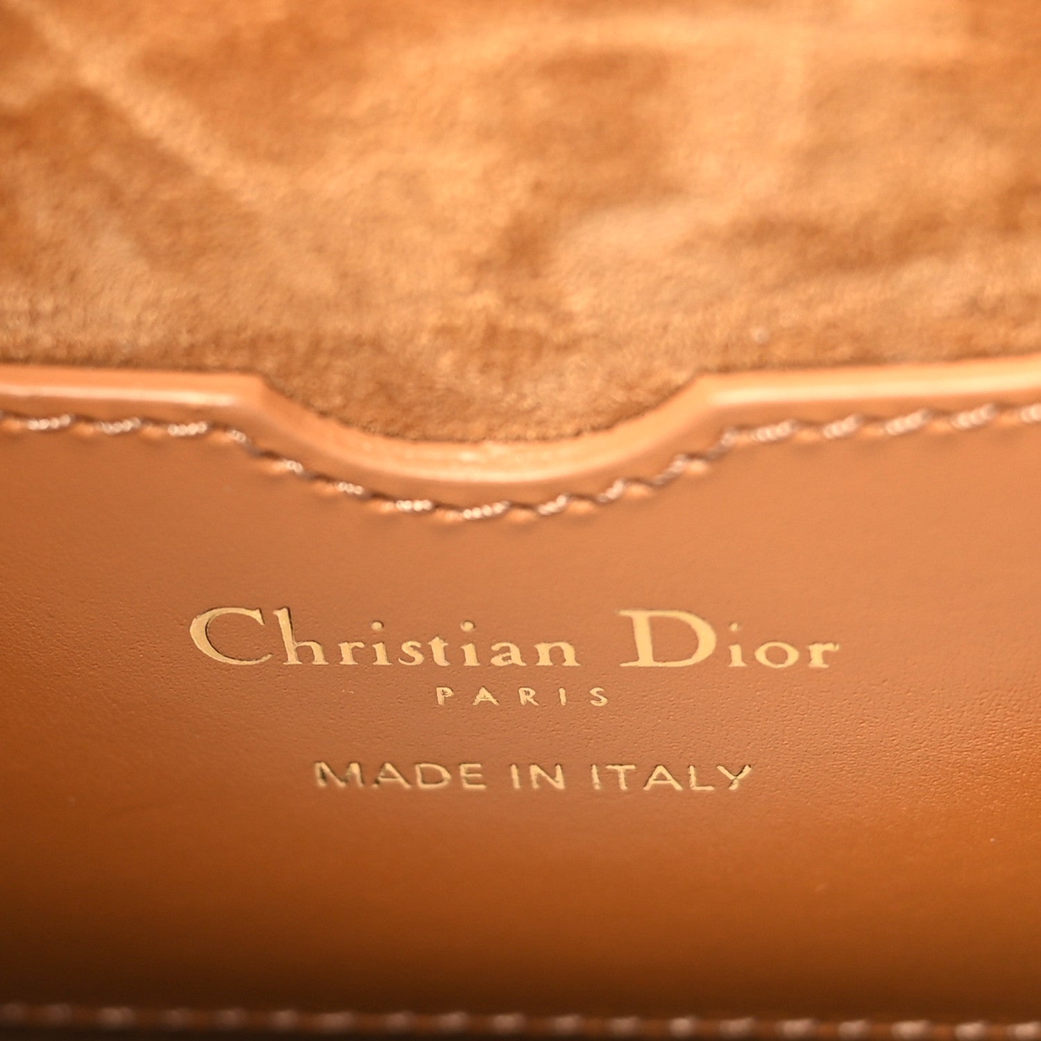 Christian Dior Box Calfskin Medium Bobby Flap Camel 6 of 9