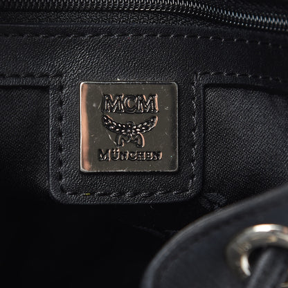 MCM Visetos Essential Drawstring Bucket Bag Black 6 of 12