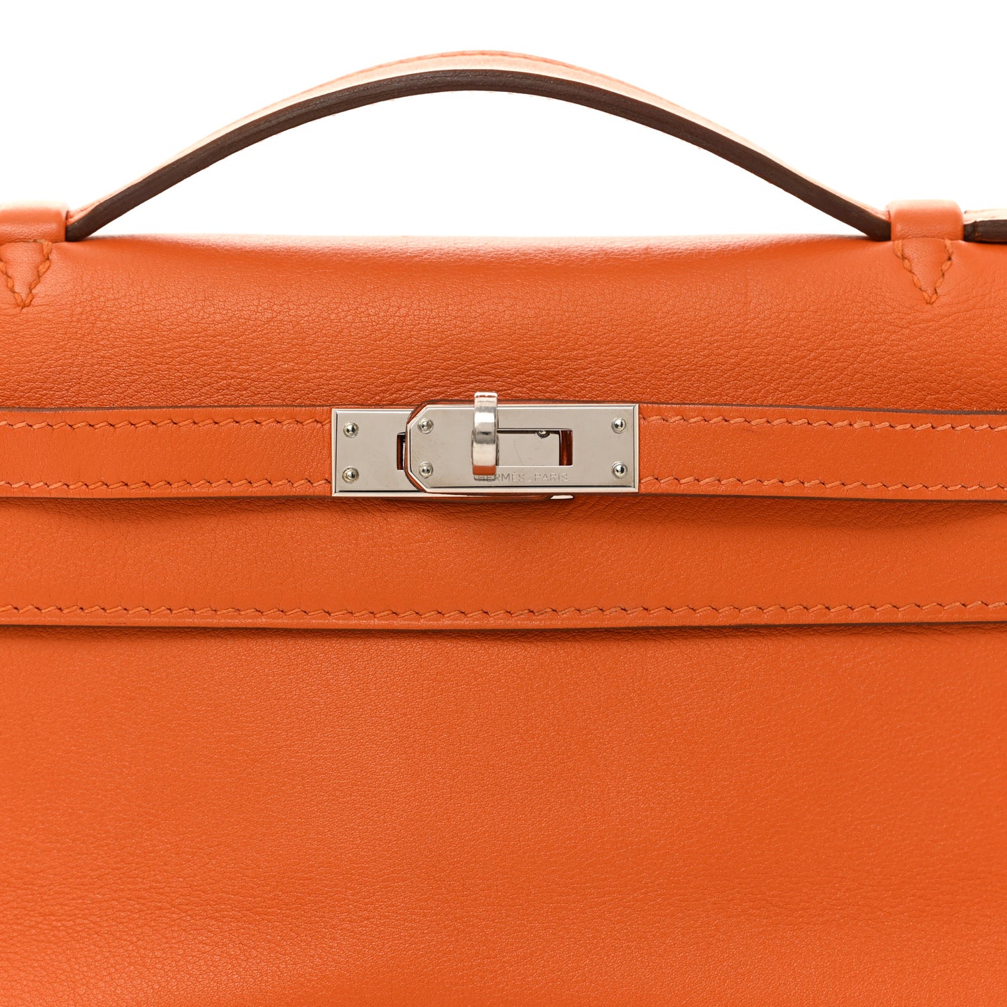 Swift Kelly Pochette Clutch Orange