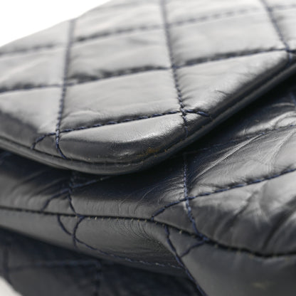 Chanel Aged Calfskin Quilted 2.55 Reissue 227 Flap Dark Blue 13 of 15