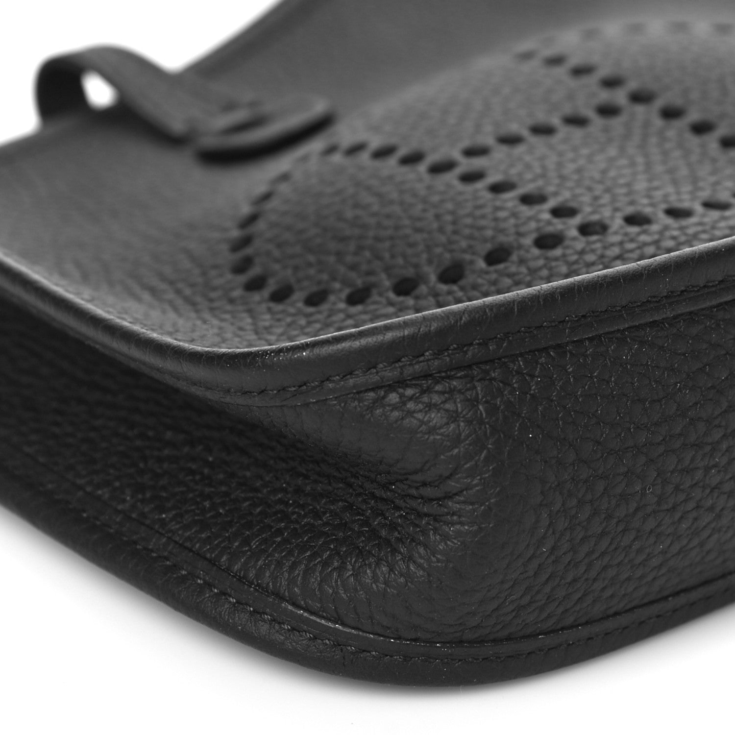 Hermes Taurillon Clemence Evelyne TPM Black 7 of 9