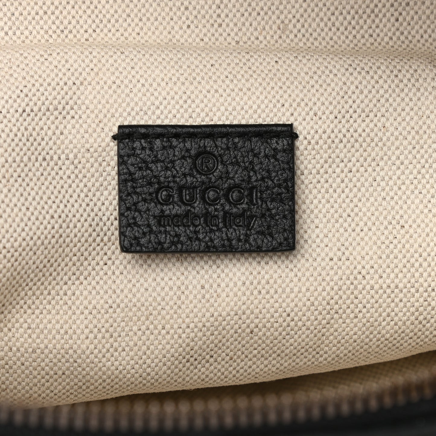 Velvet GG Monogram Web Belt Bag Blue Beige