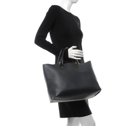 Chloe Smooth Calfskin Baylee Tote Beige Black 2 of 10