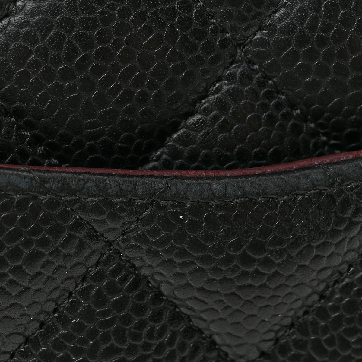 Caviar Quilted Small Double Flap Black